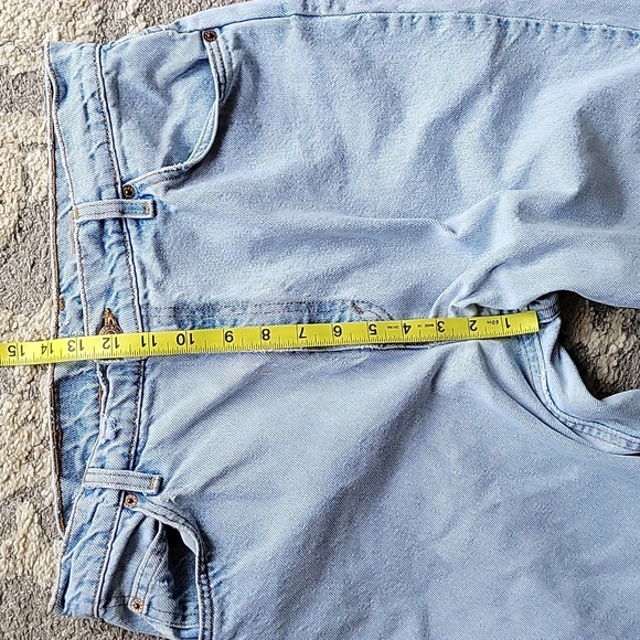 Vintage 90s Levis 951 High Waisted Light Wash Mom Jeans 32 - Picture 4 of 12